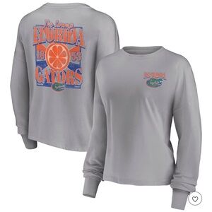 NCAA Florida Gators Women's Gray Long Sleeve T-Shirt